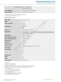 WTS16P-34161120A00 Datasheet Page 3