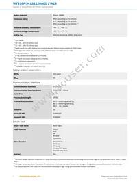 WTS16P-34161120A00 Datasheet Page 4