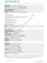 WTS26P-1H161120A00 Datasheet Page 4