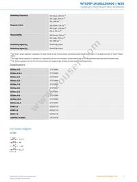 WTS26P-1H161120A00 Datasheet Page 5