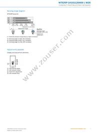 WTS26P-1H161120A00 Datasheet Page 7