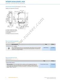 WTS26P-1H161120A00 Datasheet Page 8