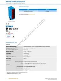 WTS26P-24161120A91 Datasheet Page 2