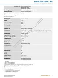 WTS26P-24161120A91 Datasheet Page 3