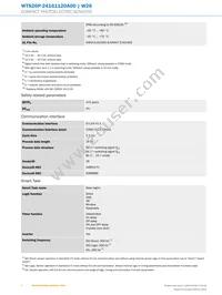 WTS26P-24161120A91 Datasheet Page 4