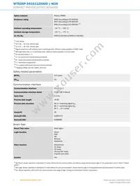 WTS26P-34161120A00 Datasheet Page 4