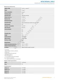 WTV4-3P3441 Datasheet Page 3