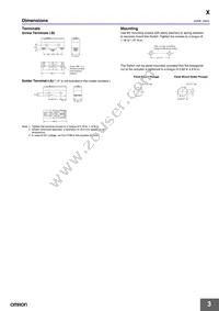 X-10GS-B Datasheet Page 3