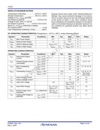 X1205V8T1 Datasheet Page 3