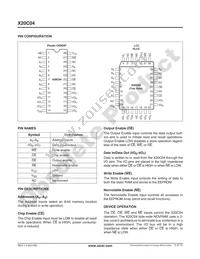 X20C04P-15 Datasheet Page 2