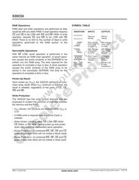 X20C04P-15 Datasheet Page 3