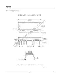 X20C16SI-35 Datasheet Page 15