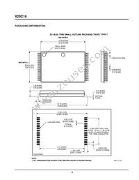 X20C16SI-35 Datasheet Page 19