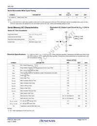 X4C105V20I Datasheet Page 9