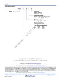 X9438WV24I Datasheet Page 18