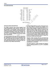 X9522V20I-BT1 Datasheet Page 3