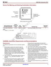 XA95144XL-15CSG144I Datasheet Page 9