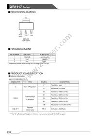 XB1117P501FR-G Datasheet Page 2