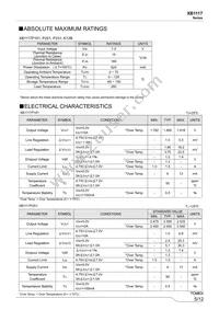 XB1117P501FR-G Datasheet Page 5