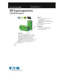 XB3585-2R5607-R Datasheet Cover