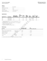 XB3585-2R5607-R Datasheet Page 2