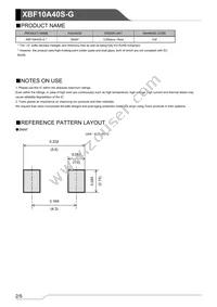 XBF10A40S-G Datasheet Page 2