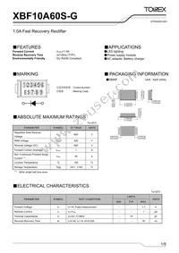 XBF10A60S-G Datasheet Cover