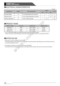 XBR12A10-G Datasheet Page 2