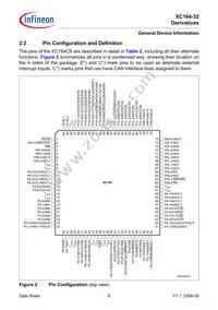 XC164CS32F40FBBAKXUMA1 Datasheet Page 10