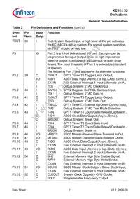 XC164CS32F40FBBAKXUMA1 Datasheet Page 13
