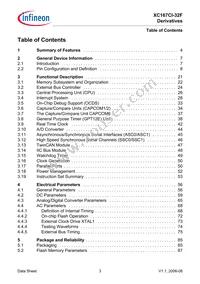 XC167CI32F40FBBAKXUMA1 Datasheet Page 5