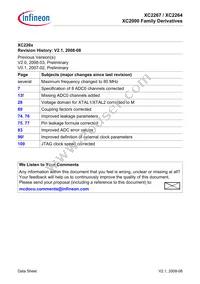 XC226796F66LACKXUMA1 Datasheet Page 4