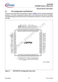 XC2734X40F80LAAKXUMA1 Datasheet Page 13