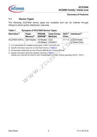 XC2764X40F80LAAKXUMA1 Datasheet Page 9