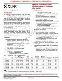 XC2S50E-6PQ208I Datasheet Page 3
