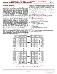 XC2S50E-6PQ208I Datasheet Page 4