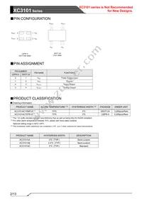 XC3101AC70NR-G Datasheet Page 2