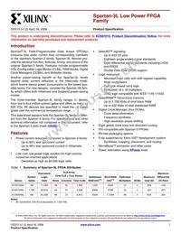 XC3S1000L-4FGG320C Datasheet Cover