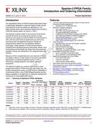 XC3S50-4CPG132C Datasheet Page 2