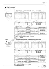 XC6108N50DGR-G Datasheet Page 21