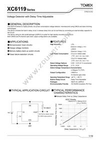 XC6119N18ANR-G Datasheet Cover