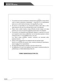 XC6119N18ANR-G Datasheet Page 16