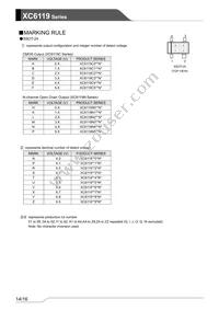 XC6119N50ANR-G Datasheet Page 14