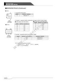 XC6120C102HR-G Datasheet Page 14