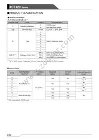 XC6129N55LNR-G Datasheet Page 4