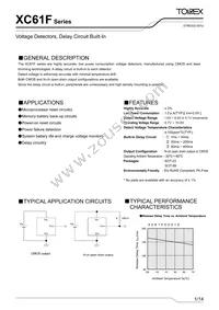 XC61FN2212MR-G Datasheet Cover