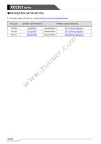 XC6203P602PR-G Datasheet Page 18