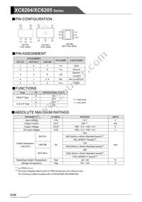 XC6205F17APR-G Datasheet Page 4