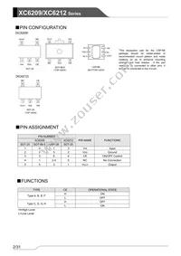 XC6209B502DR-G Datasheet Page 2