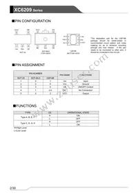 XC6209F602DR-G Datasheet Page 2